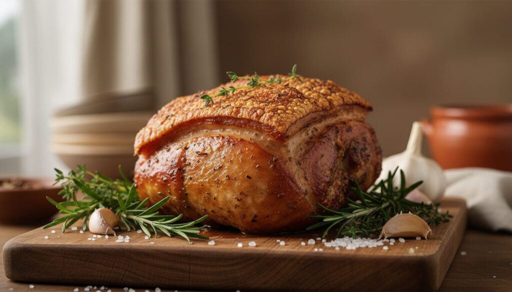 Le secret étonnant du temps parfait pour un rôti de porc de 800g révélé !